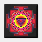 Bhairavi Yantra Magneet (Voorkant)