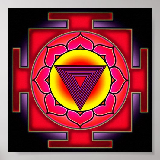 Bhairavi Yantra Poster (Voorkant)