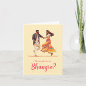 Bhangra Verjaardag Kaart (Voorkant)