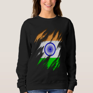 Bharat Ganarajya Indische vlag India Trui