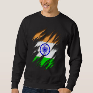 Bharat Ganarajya Indische vlag India Trui