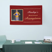 Bharatanatyam Arangetram Vinyl Banner (Beurs)