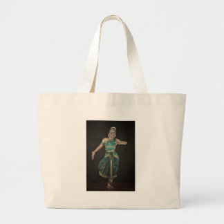 Bharatanatyam Dancer Grote Tote Bag