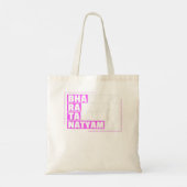 Bharatanatyam Design for a Bharatanatyam Dancer Tote Bag (Achterkant)