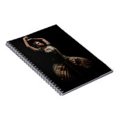 bharatanatyam pose -158 notitieboek (Rechterzijde)