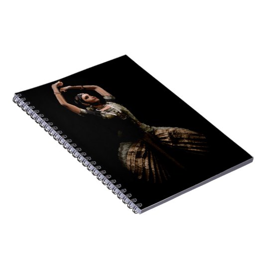 bharatanatyam pose -158 notitieboek (Rechterzijde)