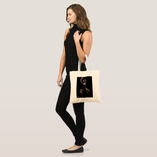 bharatanatyam pose -158 tote bag (Voorkant (model))