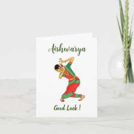 Bharatanatyam wenskaart, Arangetram kaart