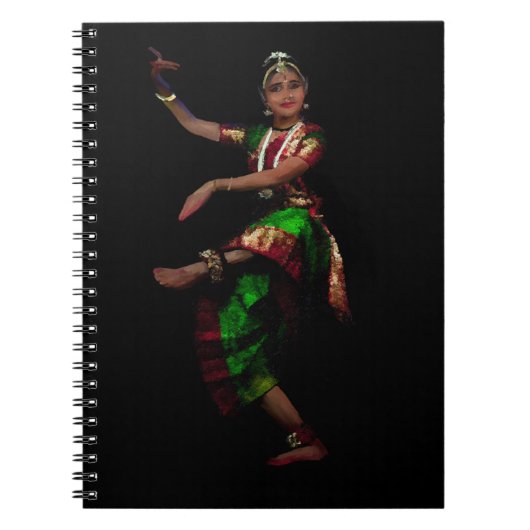 Bharathanatyam Dance -130 Notitieboek (Voorkant)