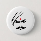 Bharathiyar Angry Face Tamil Poet Quote Ronde Button 5,7 Cm (Voorkant)
