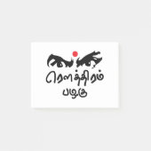 Bharathiyar Kavidhai Routhiram Pazhagu Tamil Poet Post-it® Notes (Voorkant)