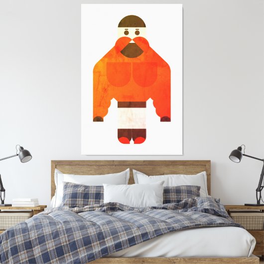 Bheem Strong Boy Canvas Afdruk (Insitu (Slaapkamer))