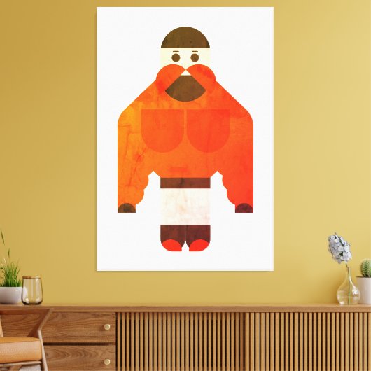 Bheem Strong Boy Canvas Afdruk (Insitu (Woonkamer))