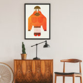 Bheem Strong Boy Canvas Afdruk