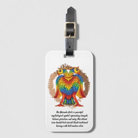 bherunda bird bagagelabel (Voorkant (verticaal))