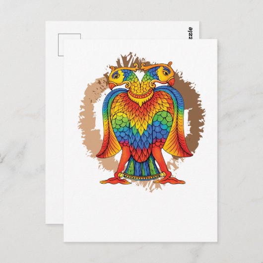 bherunda bird briefkaart (Voorkant / Achterkant)