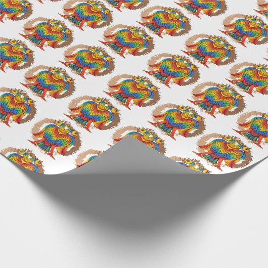 bherunda bird cadeaupapier (Hoek)