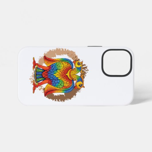 bherunda bird iPhone hoesje (Achterkant horizontaal)