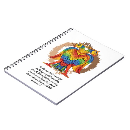 bherunda bird notitieboek (Linkerzijde)