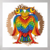 Bherunda bird poster (Voorkant)