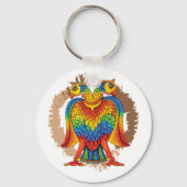 bherunda bird sleutelhanger (Voorkant)