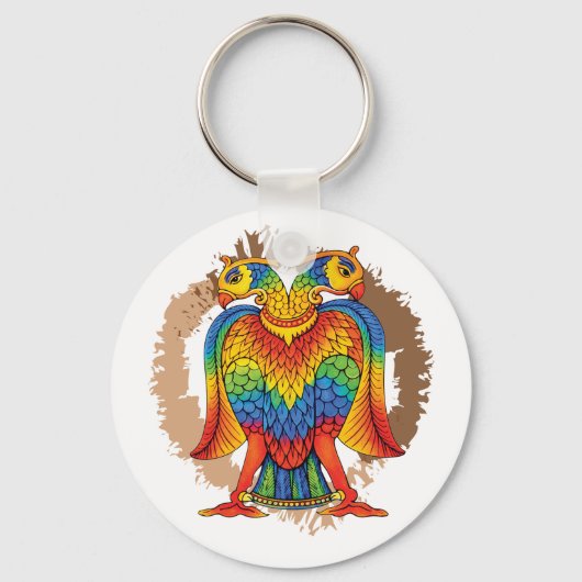 bherunda bird sleutelhanger (Voorkant)