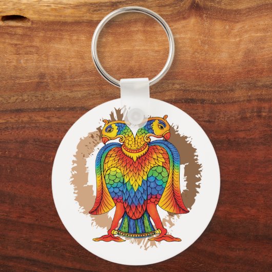 bherunda bird sleutelhanger (Voorkant)