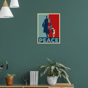 Bhikkhu Pannakara en Vredeshond Aloka Poster