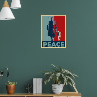 Bhikkhu Pannakara en Vredeshond Aloka Poster