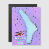 Bhimtal Lake Bhimtal India reisposter. (Voorkant / Achterkant)