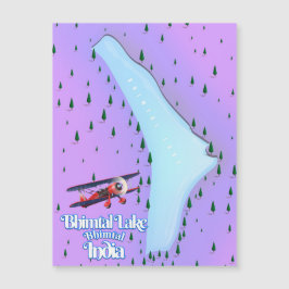 Bhimtal Lake Bhimtal India reisposter.