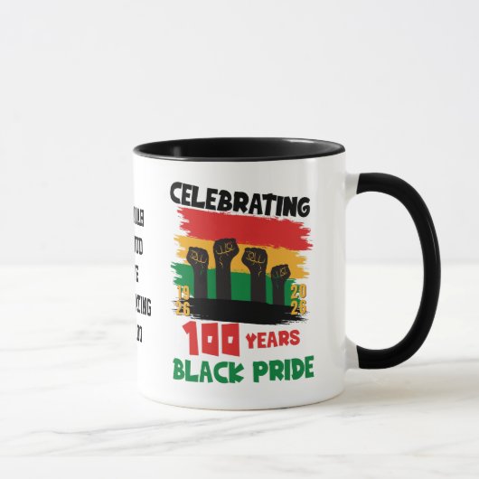 BHM 100 Years Souvenir Black History Month  Mok (Rechts)