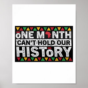 Bhm Black History is Amerikaans Poster