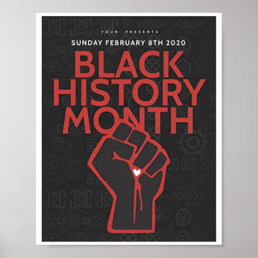 Bhm Black history-maand Poster (Voorkant)