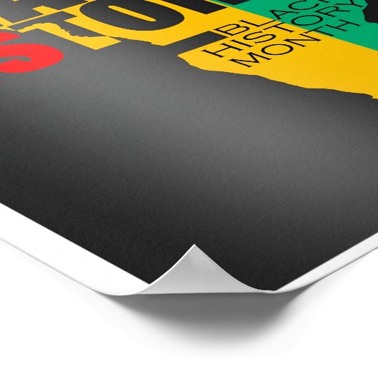 Bhm Black history Poster (Hoek)