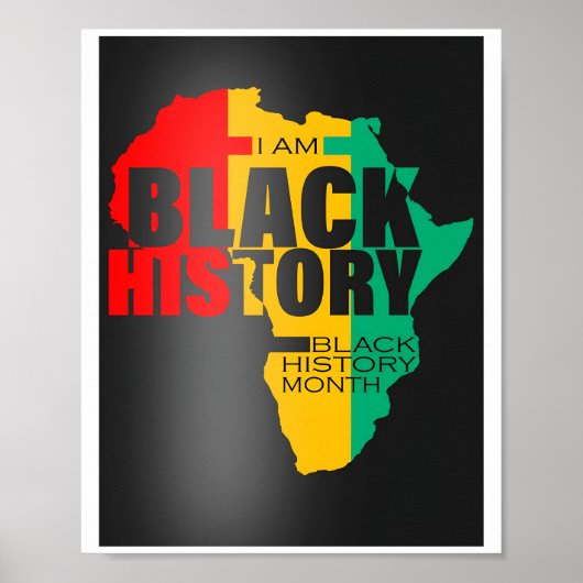 Bhm Black history Poster (Voorkant)