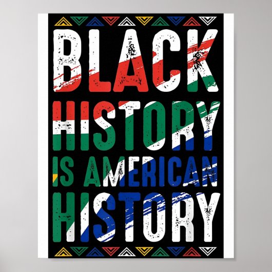 Bhm History African American Poster (Voorkant)