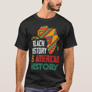 BHM zwarte Amerikanen Proud African American Black T-shirt