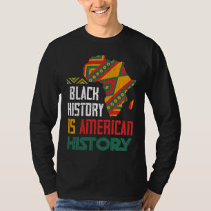 BHM zwarte Amerikanen Proud African American Black T-shirt