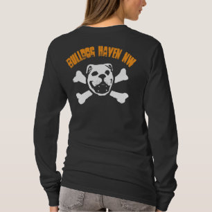 BHNW + Bulldog Skull (oranje voor donker) T-shirt