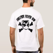 BHNW + Bulldog Skull (voor licht) T-shirt (Achterkant)