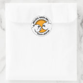 BHNW-logo Ronde Sticker (Tas)