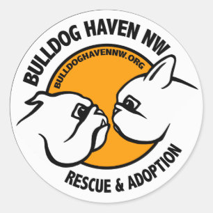 BHNW-logo Ronde Sticker