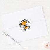 BHNW-logo Ronde Sticker (Envelop)