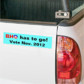BHO moet gaan Bumpersticker (Op Truck)