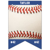 Bhonkbal Sport Team Player Naam Happy Birthday Vlaggetjes (Eerste vlag)