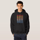 Bhopal City Groovy Retro Hoodie (Voorkant volledig)