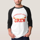 BHS Crew - 3/4 Sleeve met Retro Logo - Mannen/Unis T-shirt (Voorkant)