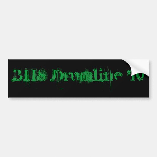 BHS Drumline '10 Bumpersticker (Voorkant)