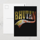 Bhutaans Briefkaart (Voorkant / Achterkant)